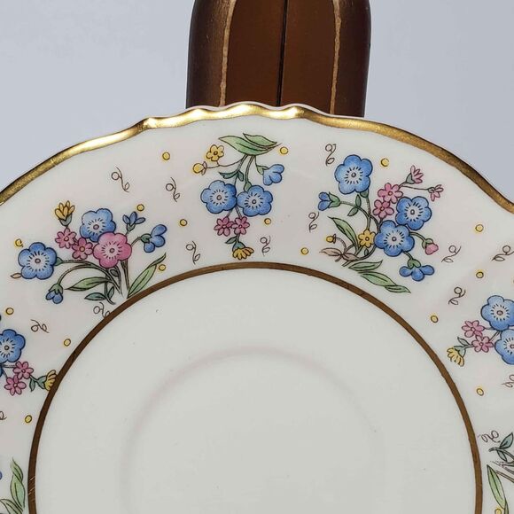 Syracuse China Demitasse Teacup and Saucer Forget Me Not - Picture 5 of 8